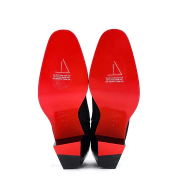 Christian Louboutin Angels Heeled Ankle Boots Crystal Embellished Suede NEW PR13 - Picture 2 of 9